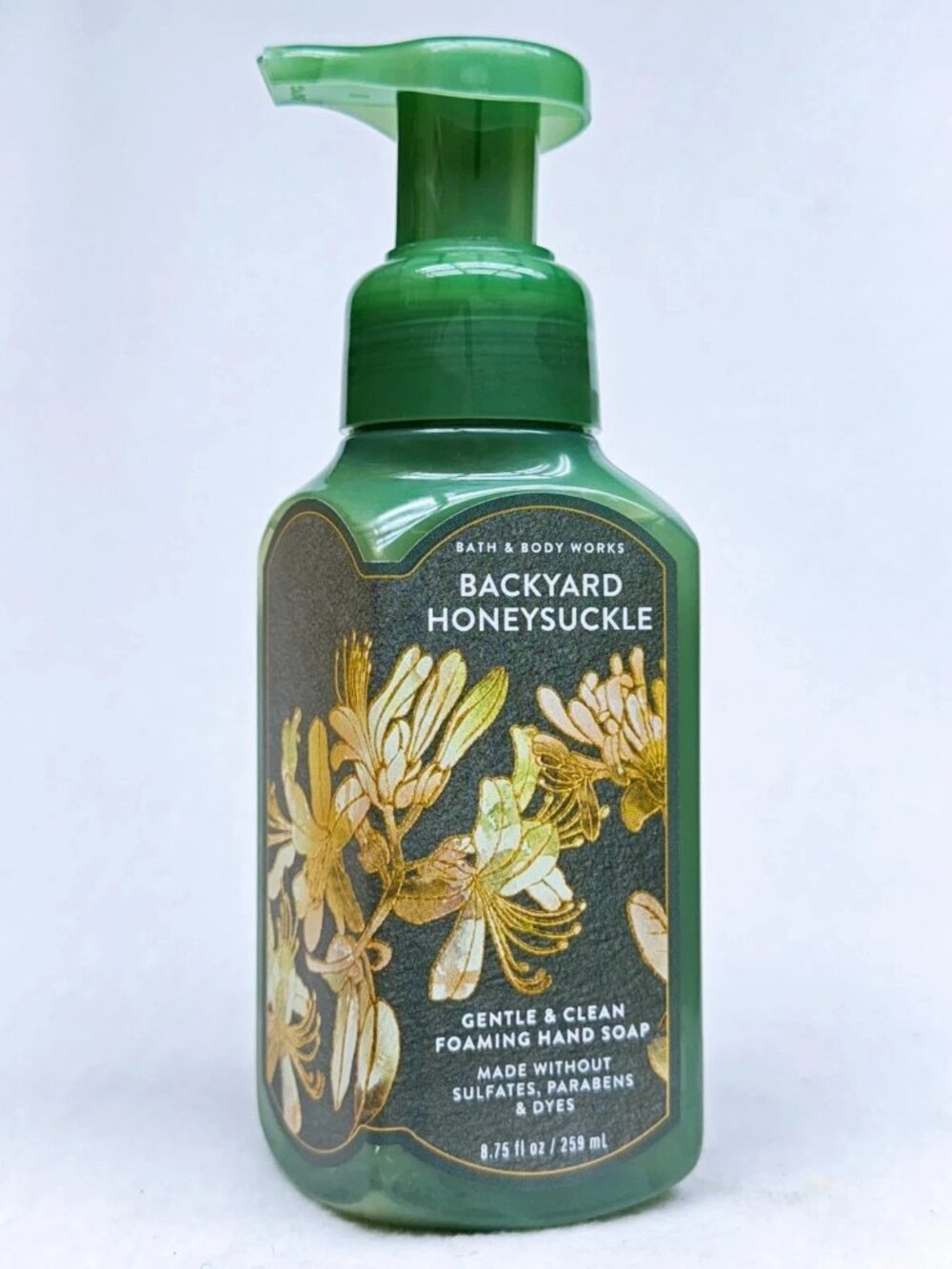 NEW Bath & Body Works BACKYARD HONEYSUCKLE Gentle Foaming Hand Soap 8.75 oz